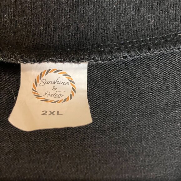 Sunshine & Rodeos Leopard Midi Cardigan Size 2XL - Picture 4 of 4